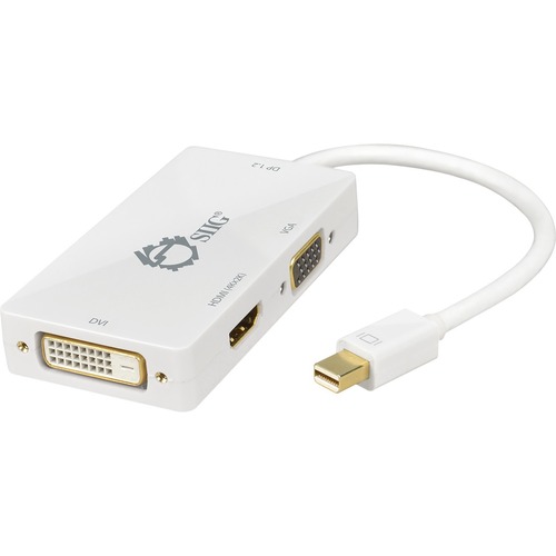 CONNECT A MINI DISPLAYPORT-EQUIPPED PC OR MAC TO EITHER A HDMI/VGA/DVI DISPLAY,