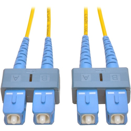 Eaton Tripp Lite Series Duplex Singlemode 9/125 Fiber Patch Cable (SC/SC), 3M (10 ft.)