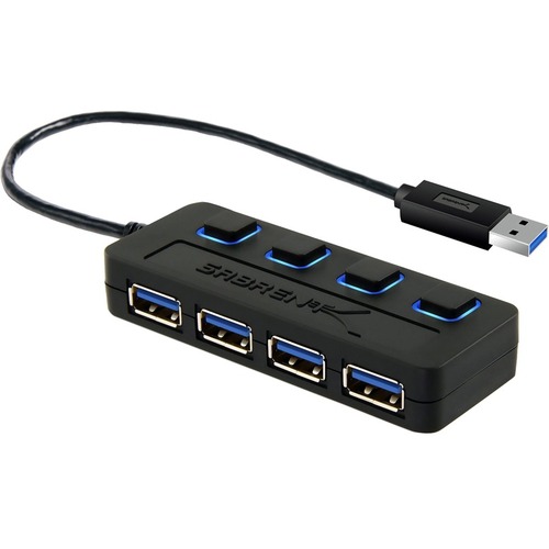 Saml op hældning region Sabrent 4-Port USB 3.0 Hub With Power Adapter - antonline.com