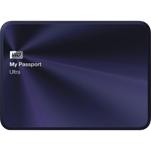 3TB MY PASSPORT ULTRA METAL ED USB 3.0 PORTABLE HARD DRV BLUE-BLK