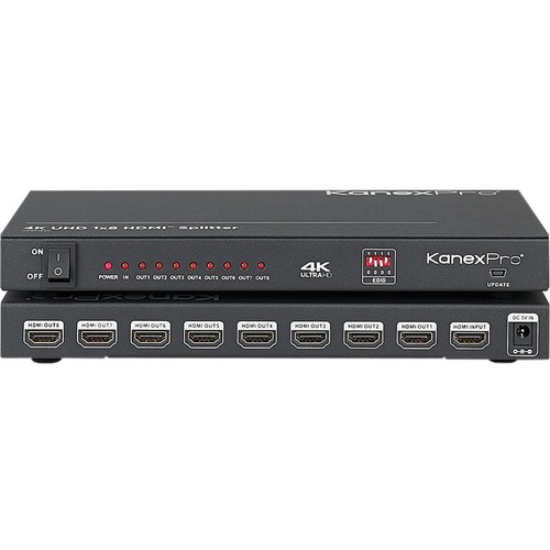 Kanex Pro HDSP184K HDMI 8-Port Distribution Amplifier,Black 