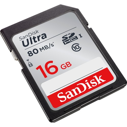 Sandisk Ultra SDHC 16GB 80MB/S C10 Flash Memory Card (SDSDUNC-016G-AN6IN)