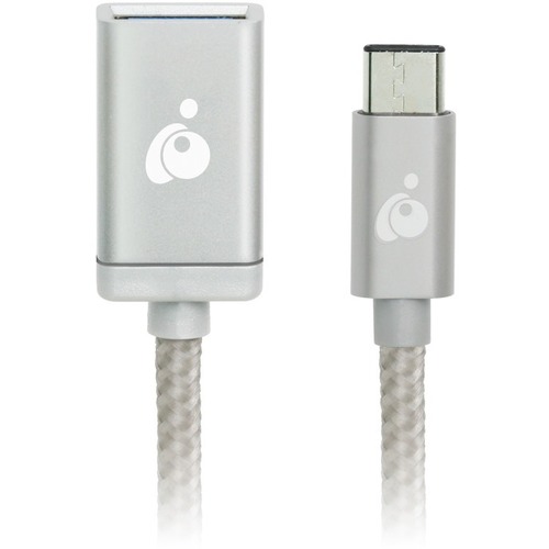 IOGEAR Charge & Sync USB-C to USB Type-A Adapter - Silver