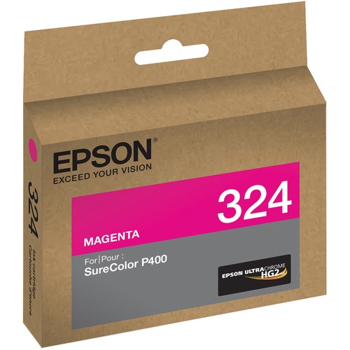 Epson UltraChrome 324 Original Inkjet Ink Cartridge - Magenta - 1 Each