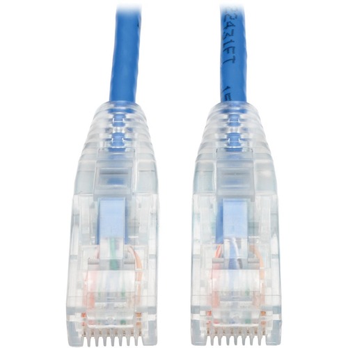 Eaton Tripp Lite Series Cat6 Gigabit Snagless Slim UTP Ethernet Cable (RJ45 M/M), PoE, Blue, 6 ft. (1.83 m)