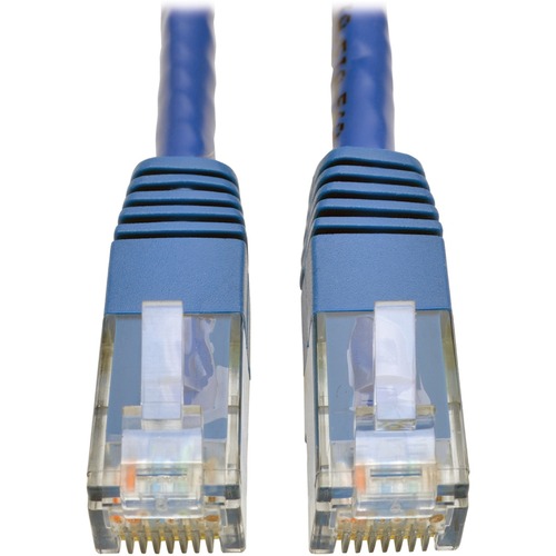 Eaton Tripp Lite Series Cat6 Gigabit Molded (UTP) Ethernet Cable (RJ45 M/M), PoE, Blue, 5 ft. (1.52 m)