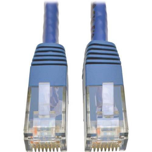 Eaton Tripp Lite Series Cat6 Gigabit Molded (UTP) Ethernet Cable (RJ45 M/M), PoE, Blue, 7 ft. (2.13 m)