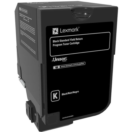 Lexmark Original Standard Yield Laser Toner Cartridge - Black - 1 Each