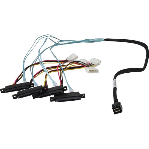 HighPoint 1 Meter Cable Length, SFF-8643 to Controller and 4x SFF-8482 to 4x SAS Drives
