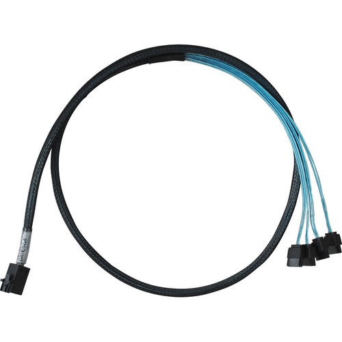HighPoint 1 Meter Cable Length, SFF-8643 to Controller and 4x SATA to 4x SATA Drives