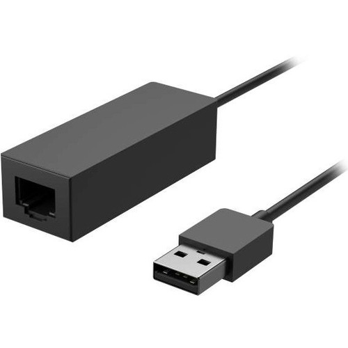 Microsoft Surface USB 3.0 Gigabit Ethernet Adapter - Data Transfer Rates of Up to 1 GBPS - 1 x RJ-45 Port - 1 x USB 3.0 Port - Compatible with Microsoft Surface Models - Compatible with Windows 10 and 8.1