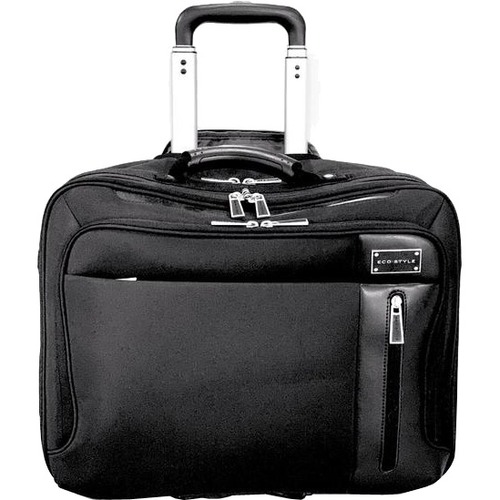 ECO STYLE Tech Exec Carrying Case (Roller) for 16.1" to 17" Notebook - Black