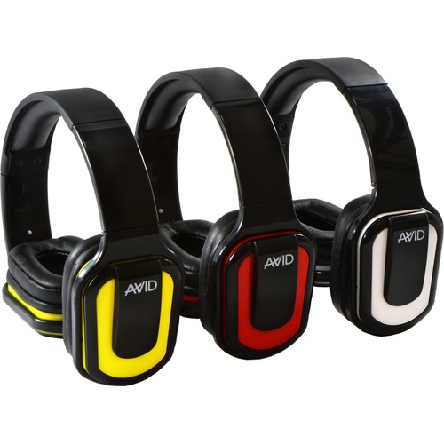AVID AE-66 Stereo Headphone, Inline MIC, Volume Control, White