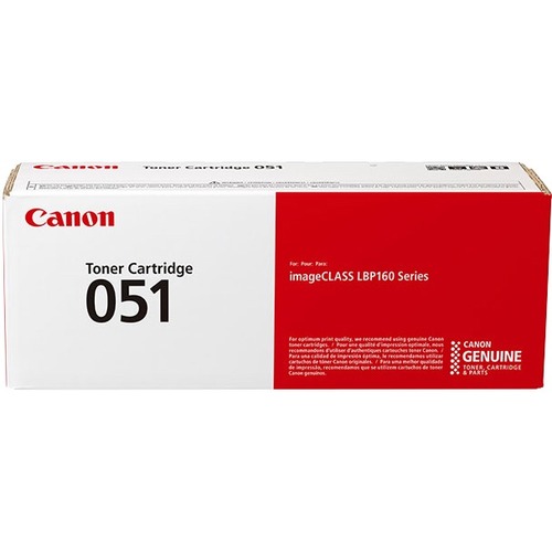 Canon Genuine Toner Cartridge 051 Black (2168C001), 1-Pack, for Canon imageCLASS MF264dw, MF267dw, MF269dw, LBP162dw Laser Printer, 1 Size (Toner 051 Standard)