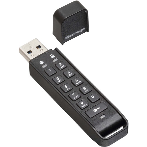 iStorage datAshur Personal2 32 GB | Secure Flash Drive | Password protected | Portable | Military Grade Hardware Encryption | USB 3.0 | IS-FL-DAP3-B-32