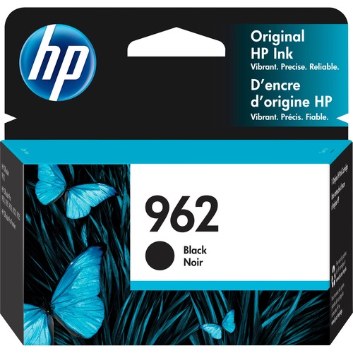 HP 962 Black Ink Cartridge - 1000 Page Yield - Compatible w/ HP OfficeJet 9010,9015,9016,9018,9019,9020,9025 Series - Single Cartridge - Black Print Color - Inkjet Technology