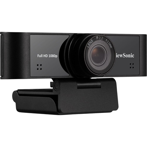 ViewSonic VB-CAM-001 Full HD 1080p USB Web Camera w/ Dual Stereo Microphone with Auto Noise Reduction,110 Degree Ultra-Wide Lens for Zoom/Teams/Skype Conferencing and Video Calls on PC and Mac