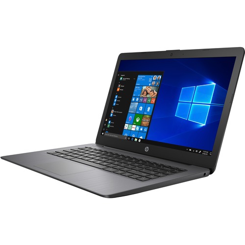 HP Stream 14 Series 14" Touchscreen Laptop AMD A4 4GB RAM 64GB eMMC Brilliant Black - AMD A4-9120e Dual-core - AMD Radeon R3 Graphics - BrightView display technology - Windows 10 Home in S mode - 8.25 hr battery life