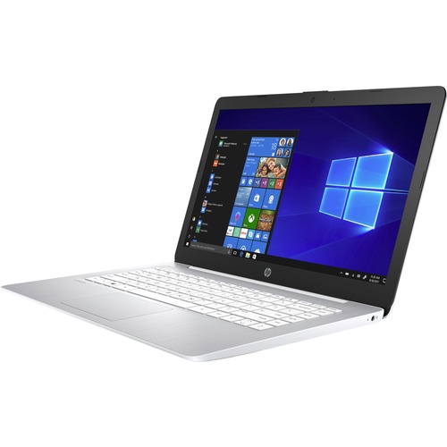HP Stream 14 Series 14" Touchscreen Laptop AMD A4 4GB RAM 64GB eMMC Diamond White - AMD A4-9120e Dual-core - AMD Radeon R3 Graphics - BrightView display technology - Windows 10 Home in S mode - 8.25 hr battery life