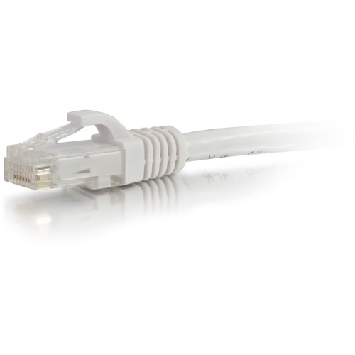 C2G 1ft Cat6a Snagless Unshielded (UTP) Network Patch Ethernet Cable-White