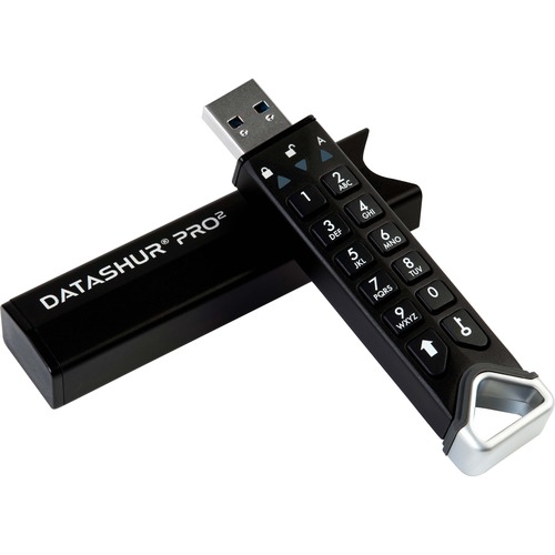 iStorage datAshur PRO2 16 GB | Secure Flash Drive | FIPS 140-2 Level 3 Certified | Password protected | Dust/Water-Resistant | IS-FL-DP2-256-16