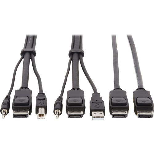 Eaton Tripp Lite Series Dual DisplayPort KVM Cable Kit
