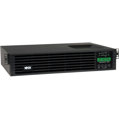 Eaton Tripp Lite Series SmartOnline 750VA 675W 120V Double-Conversion UPS - 8 Outlets, Extended Run, Network Card Included, LCD, USB, DB9, 2U Rack/Tower - Battery Backup