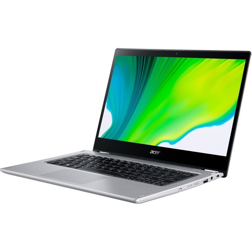 Acer Spin 3 SP314-54N SP314-54N-53BF 14" Touchscreen Convertible 2 in 1 Notebook - Full HD - 1920 x 1080 - Intel Core i5 10th Gen i5-1035G1 Quad-core (4 Core) 1 GHz - 8 GB Total RAM - 256 GB SSD - Pure Silver