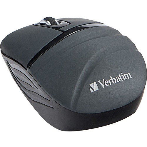 Verbatim Wireless Mini Travel Mouse, Commuter Series - Graphite