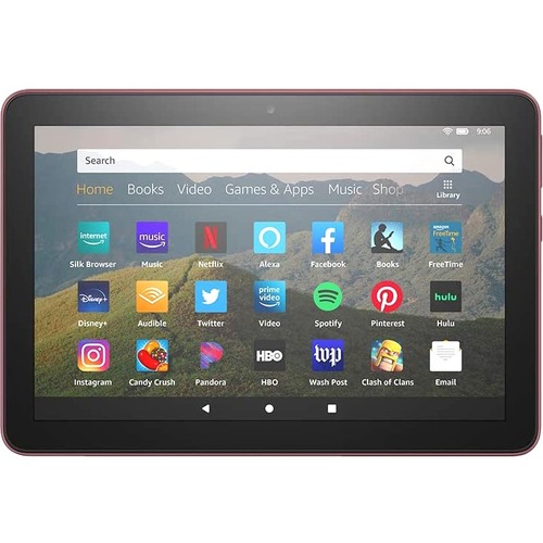 Amazon Fire HD 8 Tablet - 8" WXGA - 2 GB - 64 GB Storage - Plum