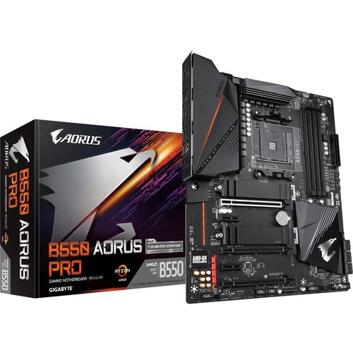 Aorus Ultra Durable B550 AORUS PRO Desktop Motherboard - AMD B550 ...