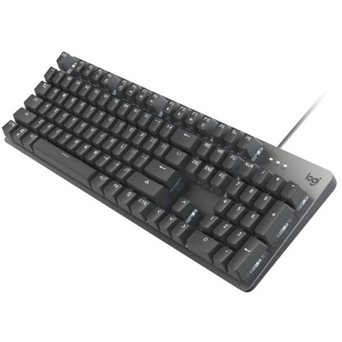 Logitech K845ch Mechanical Illuminated Corded Aluminum Keyboard (Cherry Blue) - Brown Box