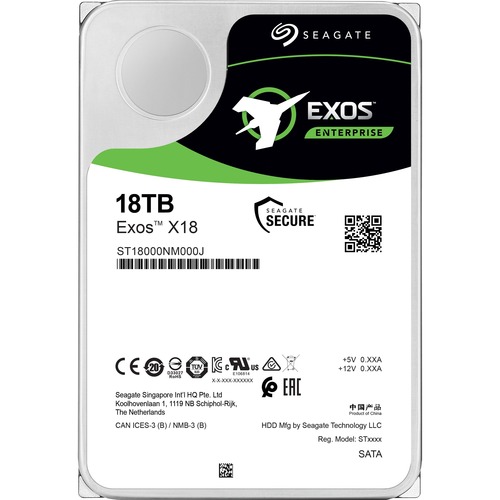 Seagate Exos X18 ST18000NM000J 18 TB Hard Drive