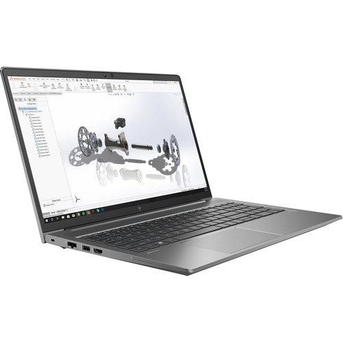 HP ZBook Power G7 15.6" Mobile Workstation Intel Core i5-10300H 8GB RAM 256GB SSD - 10th Gen i5-10300H Hexa-core - NVIDIA Quadro P620 4GB - Intel UHD Graphics - In-plane Switching (IPS) Technology - Windows 10 Pro - 15.25 hr battery life