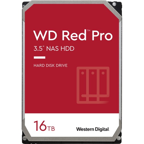WD Red Pro WD161KFGX 16 TB Hard Drive - 3.5" Internal - SATA (SATA/600) - Conventional Magnetic Recording (CMR) Method