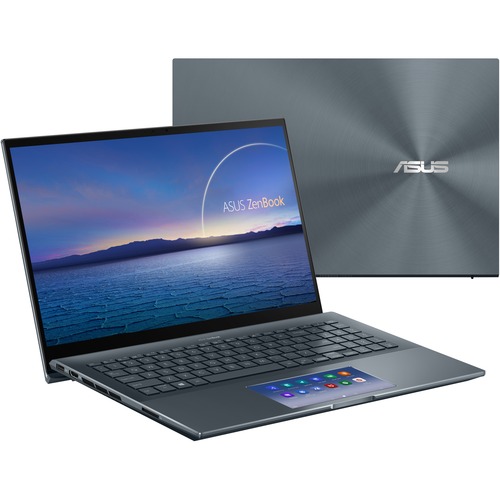 Asus ZenBook 15 UX535 UX535LI-XH77T 15.6" Touchscreen Rugged Notebook - Full HD - 1920 x 1080 - Intel Core i7 10th Gen i7-10750H Hexa-core (6 Core) 2.60 GHz - 16 GB Total RAM - 256 GB SSD - Pine Gray