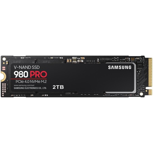 Samsung 980 PRO MZ-V8P2T0 2 TB Solid State Drive - M.2 2280 Internal - PCI Express NVMe (PCI Express NVMe 4.0 x4)