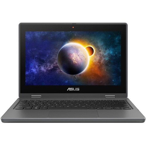 Asus BR1100F BR1100FKA-502YT LTE 11.6" Touchscreen Rugged Convertible 2 in 1 Notebook - HD - 1366 x 768 - Intel Celeron N4500 Dual-core (2 Core) 1.10 GHz - 4 GB Total RAM - 64 GB Flash Memory - Star Gray