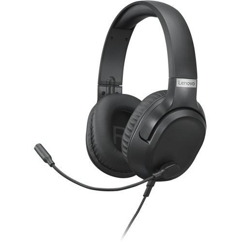 Lenovo IdeaPad Gaming H100 Headset - soft padded ear cups with breathable leatherette - Omni-directional Microphone - Stereo - Wired (3.5mm)