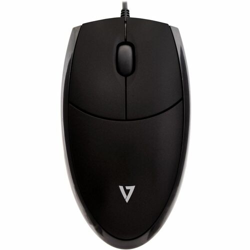 V7 MV3000010-BLK-5EFull size USB Optical Mouse - Black
