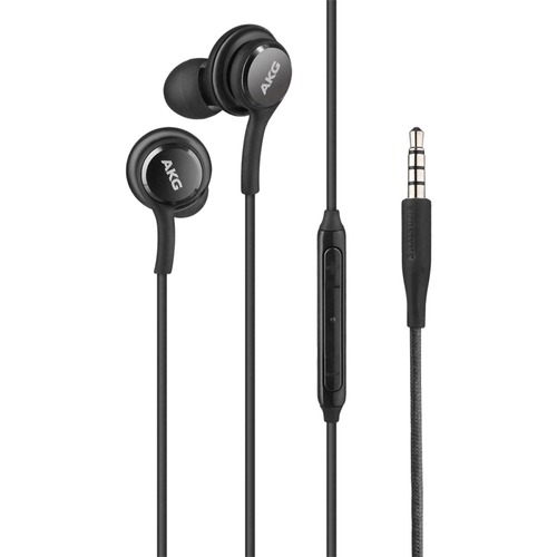 4XEM 3.5mm AKG Earphones with Mic and Volume Control (Black)