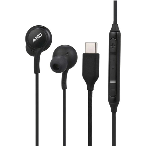 4XEM USB-C AKG Earphones with Mic and Volume Control (Black)