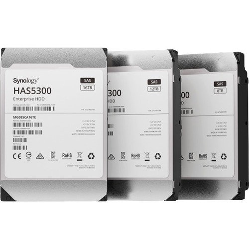 Synology HAS5300 HAS5300-16T 16 TB Hard Drive - 3.5" Internal - SAS (12Gb/s SAS)