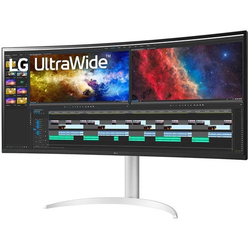 LG Curved Ultrawide 37.5" QHD+ IPS 60Hz 5ms Curved Monitor - 3840 x 1600 QHD+ Display - In-plane Switching (IPS) Technology - 1.07 Billion Colors, 300 Nits - AMD Freesync - HDR10