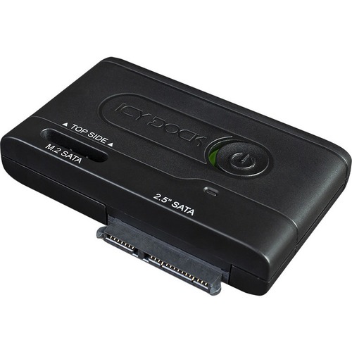 Icy Dock EZ-Adapter MB031U-1SMB Drive Enclosure SATA, M.2 - USB 3.2 (Gen 1) Type C Host Interface External - Black