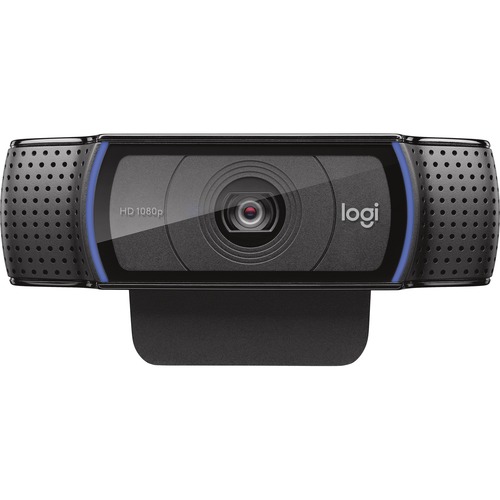 Logitech C920E Business Webcam - 1920 x 1080 Maximum Video Resolution - Built-in Dual Omni-Directional Microphones - External Privacy Shutter - Compatible with Windows, macOS, and ChromeOS