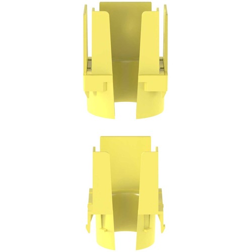 Panduit FiberRunner® 1-Port Spillout, 2x2, Yellow