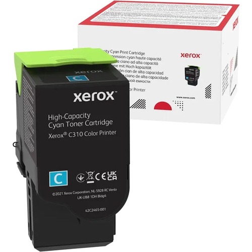 Xerox C310 High Yield Cyan Toner Cartridge (5,500 Yield) (Use & Return)