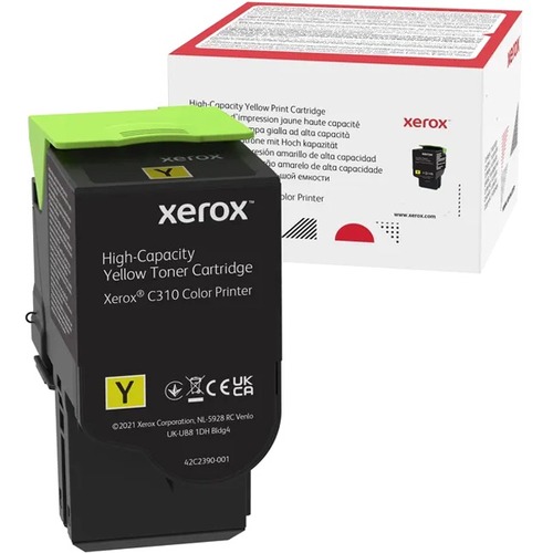 Xerox C310 High Yield Yellow Toner Cartridge (5,500 Yield) (Use & Return)