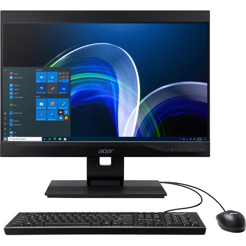 Acer Veriton Z4680G Z4680G-I51140S1 All-in-One Computer - Intel Core i5 11th Gen i5-11400 - 16 GB - 512 GB SSD - 21.5" Full HD - Desktop - Black